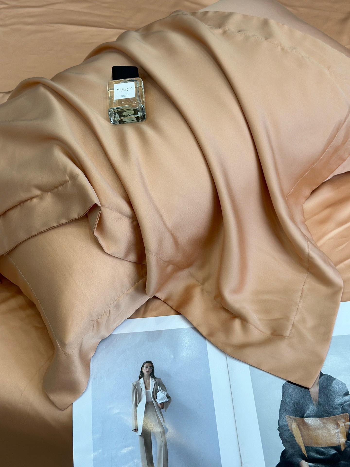 Tencel quilt cover bed cover, single piece, simple and cool summer ice silk bed sheet, suitable for sleeping naked, tatami dust cover pic 84