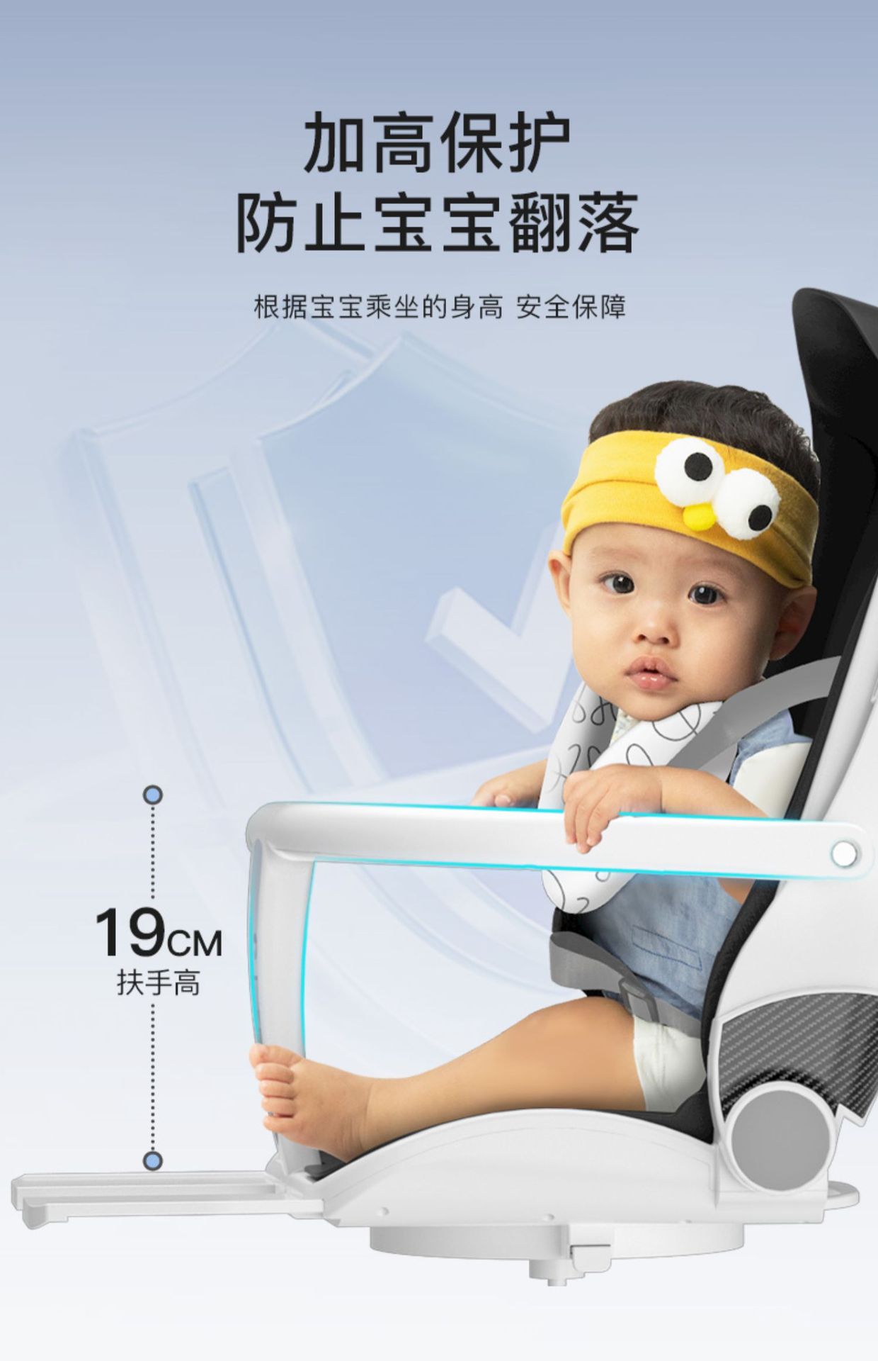 好莱福高景观溜娃神器可坐可躺轻便折叠双向遛娃婴儿手推车儿童详情20