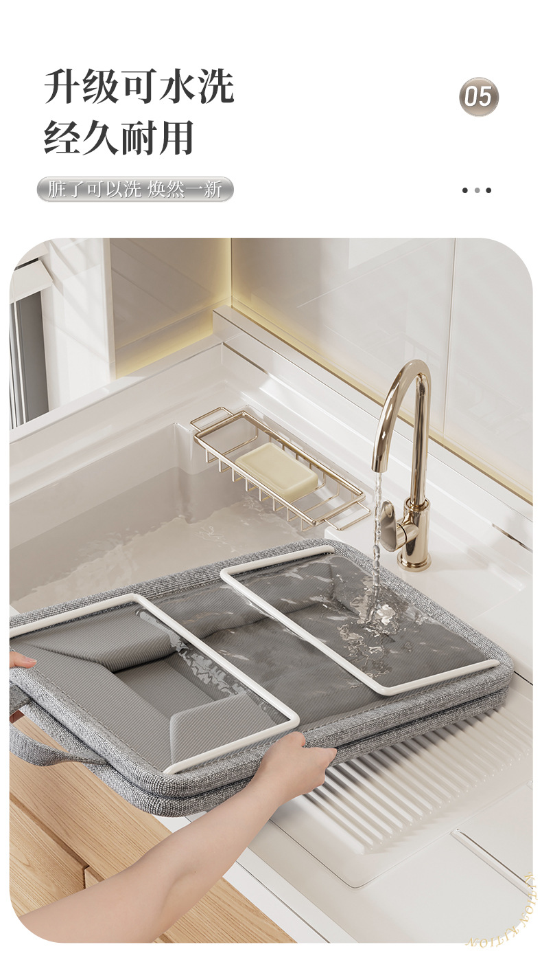 布艺棉麻收纳筐可折叠衣物衣柜收纳盒储物盒桌面杂物收纳整理筐详情7