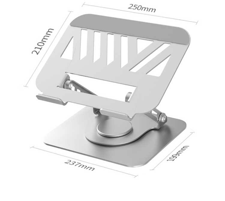电脑支架桌面折叠垫高一体悬空散热增高架16寸旋转金属笔记本支架详情1