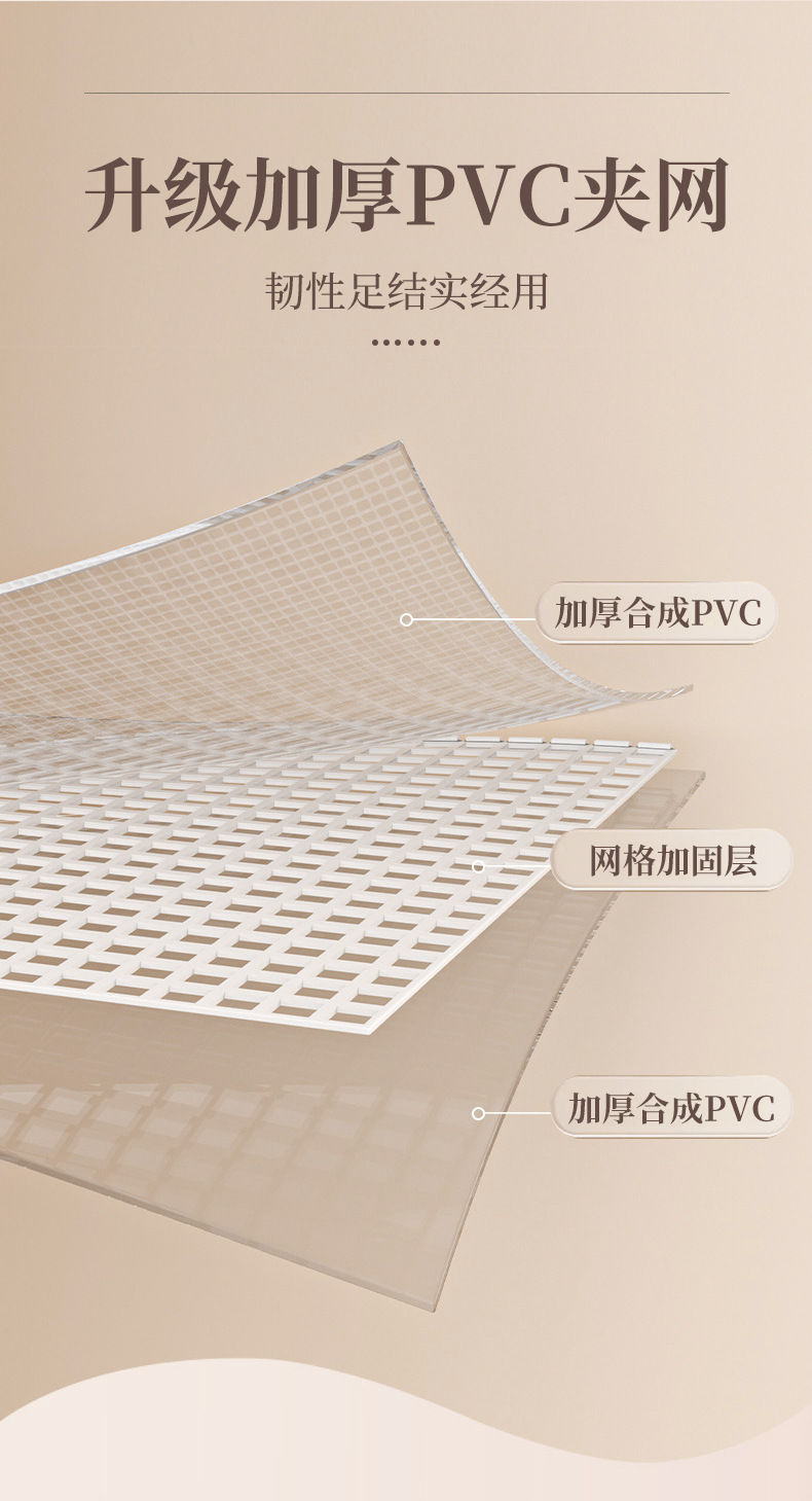 跨境双层棉麻收纳盒无盖布艺织带双拉手可折叠衣柜内衣抽屉收纳箱详情3