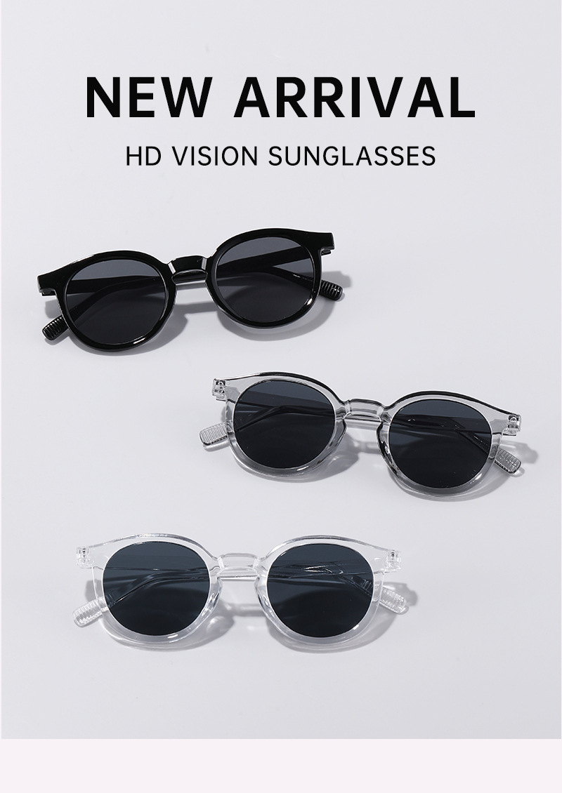 个性圆形小框墨镜2025跨境新款简约时尚百搭太阳镜女士太阳眼镜潮详情4