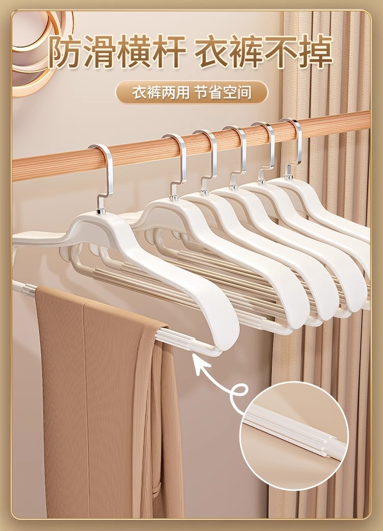 衣架家用挂衣宽肩无痕防肩角不起包加粗加大西装挂架防滑大衣撑子详情6