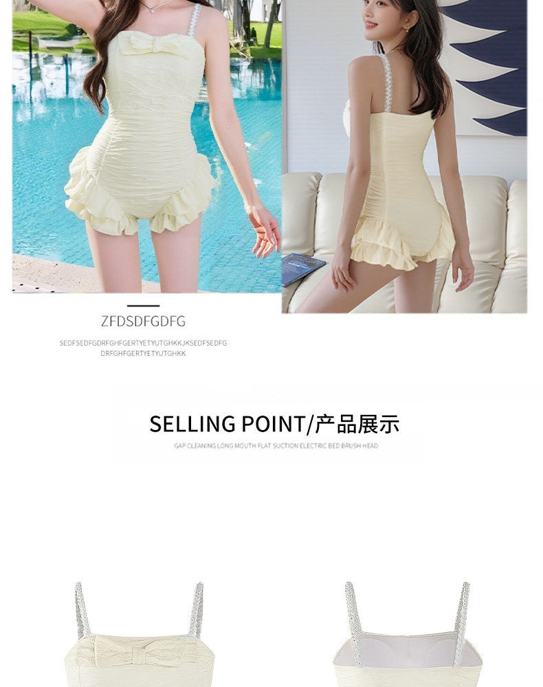 泳衣女新款连体泳衣遮肉显瘦小胸聚拢遮肚女士泳衣高级感度假泳装125033详情17