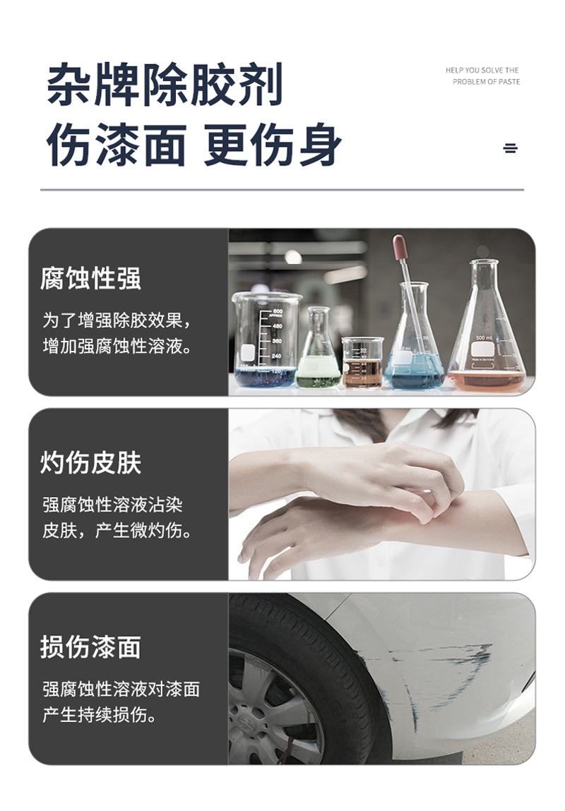 争彩不干胶清除剂剂车用粘胶去除剂不干胶双面胶多功能清洁剂厂家详情6