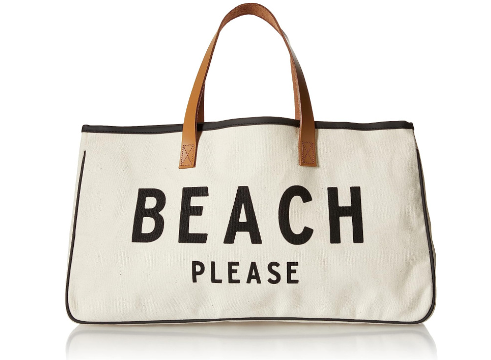 跨境热销亚马逊沙滩包女士手提野餐包户外字母购物袋单肩包工厂直详情2