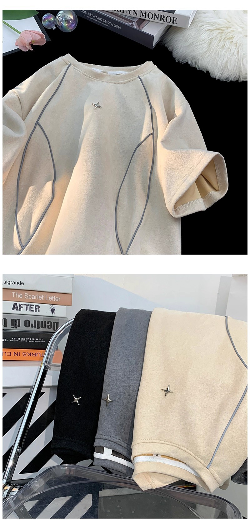 来图打样 定制巴拉圭 委内瑞拉 圭亚那 反光条设计T恤超级工厂详情7