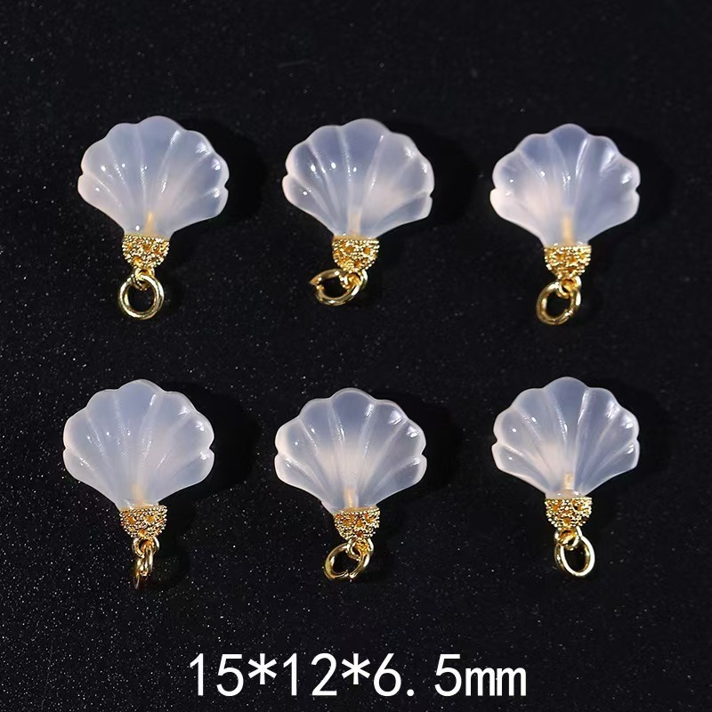 天然荔枝冻白玛瑙猫爪吊坠福袋DIY项链配件饰品通孔雕刻件批发详情5