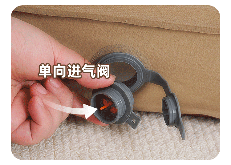 Automatic inflating mat, outdoor tent floor mat, camping mattress, picnic mat, moisture-proof mat, thickened comfortable snail telescopic bed pic 18