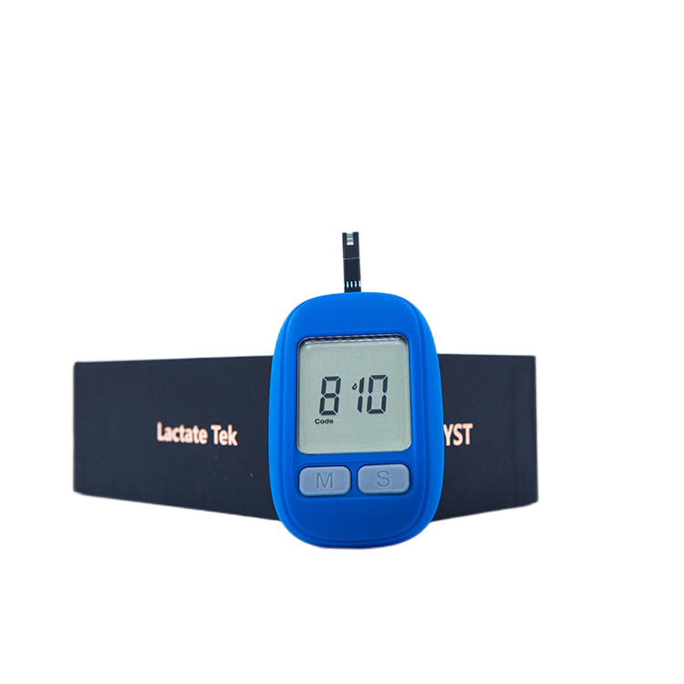 Cross-border exclusive lactic acid tester includes test paper, English packaging, rapid detection, handheld mini lactic acid tester pic 1