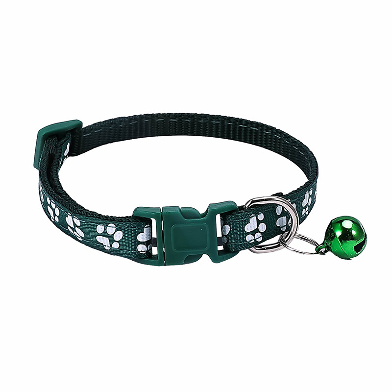 1.0 Pet footprint patch collar, dog neck collar, cat bell collar factory store, large stock available pic 3