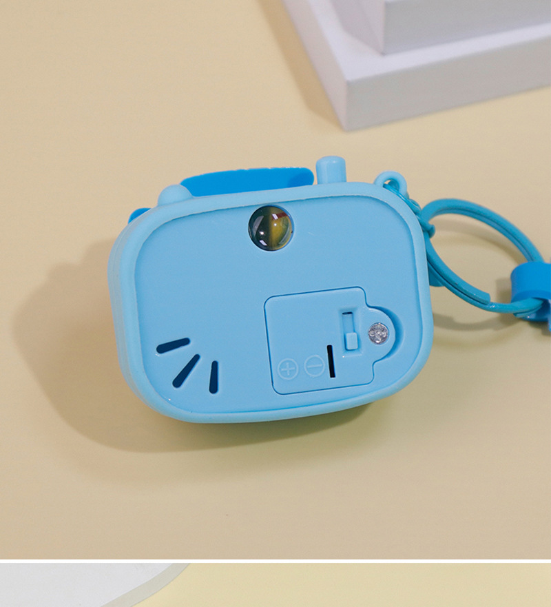 可爱卡通小鸭熊猫发光迷你投影相机幻灯片钥匙扣挂饰包包配饰批发详情13