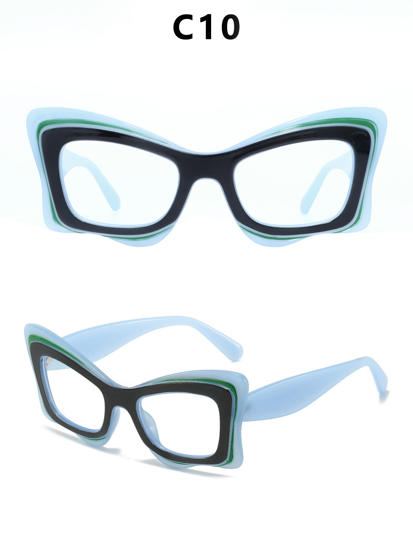 2024新款女士猫眼墨镜女个性防紫外线女款太阳眼镜时尚跨境太阳镜详情26