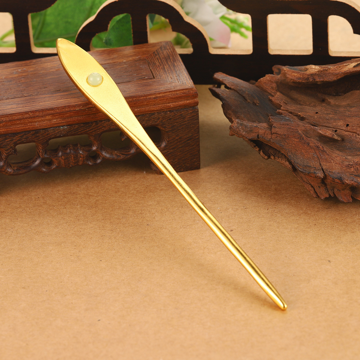 New ancient-style hair accessories, new hair forks, high-end Hanfu accessories, high-end ornaments, hollowed-out dragon geometric auspicious cloud hairpins wholesale pic 43