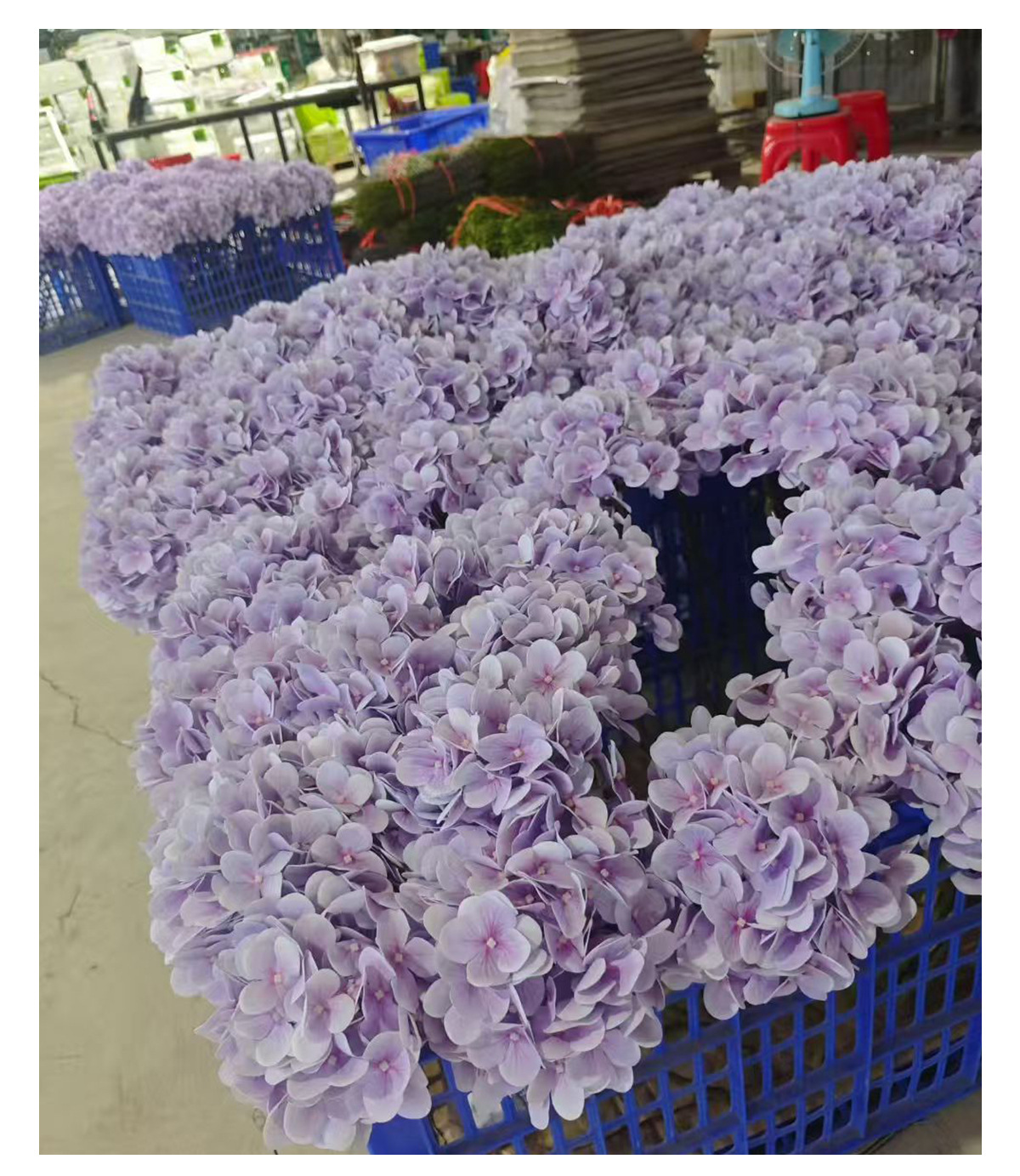 仿真带叶绣球花婚庆装饰仿真花绢花摄影道具家居假花人造花批发详情11