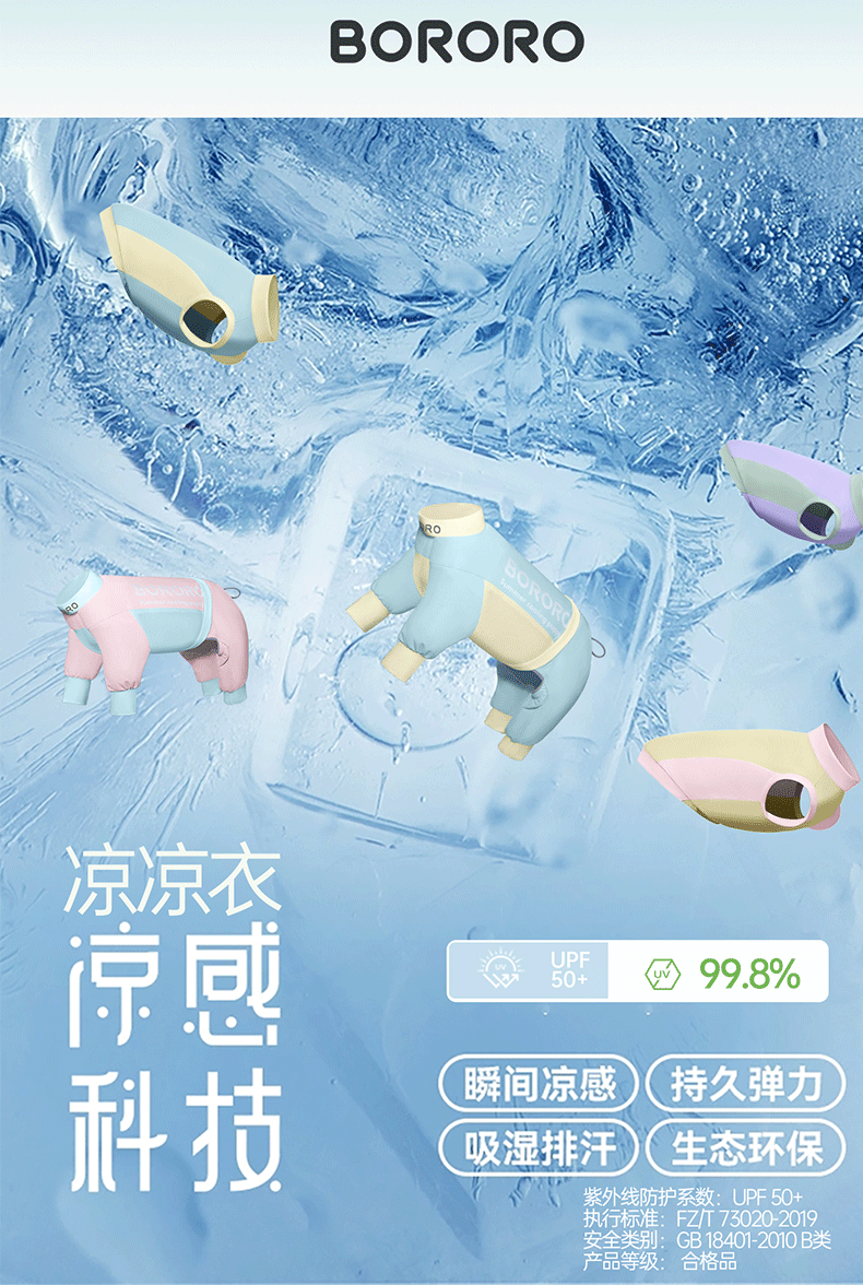 Dog cool clothes, summer dog clothing, summer thin and light vests for small, medium and large dogs, sun-protective cat vests pic 1