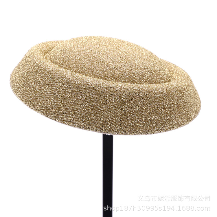 DIY儿童成人小礼帽头饰幻彩材料帽胚空姐帽底座表演节庆帽子帽托详情18