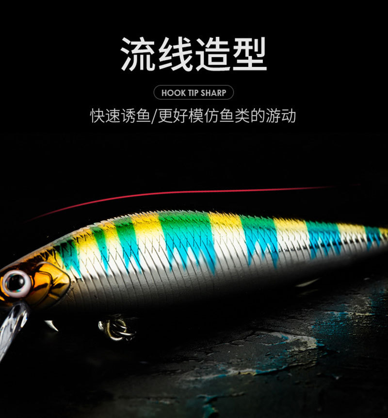 Silver Knife Lure, Submerged Mino Bionic Hard Lure, Pencil Lure, Suspended Long-range Mino Lure wholesale pic 7
