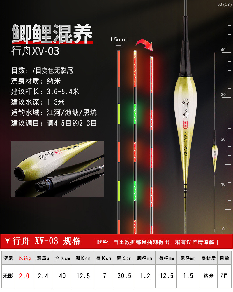 Luminous float bite hook color-changing float large object electronic float night fishing carp float super bright intelligent alarm fishing gear hard tail pic 42