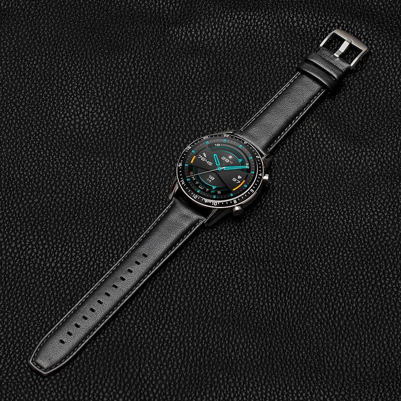 适用于华为GT5 真皮手表带官方同款智能手表带真皮表带现货速发详情22
