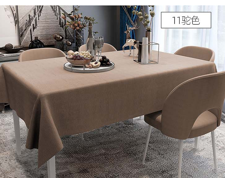 防水防油桌布免洗防烫北欧纯色长方形防尘pvc耐高温桌垫家用防滑详情19