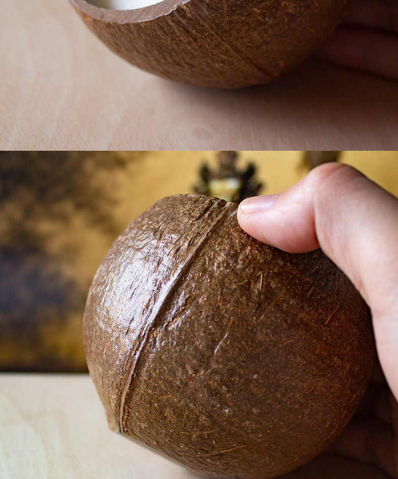 Baoye Natural Soy Wax Coconut Scented Candles Coconut Shell Candle Wax Wooden Cotton Core Wholesale Fragrance Home Niche Decorative items pic 4