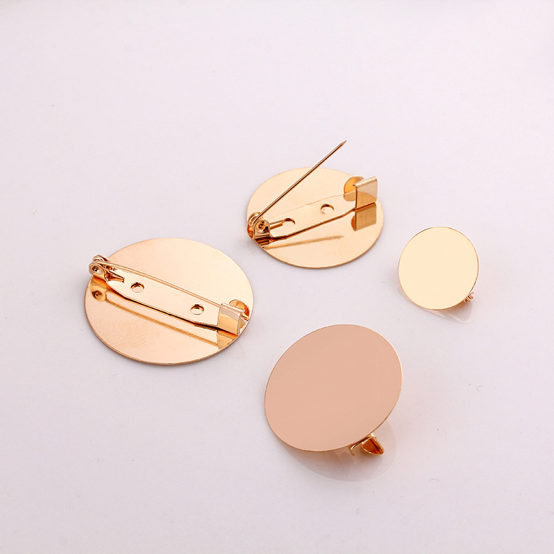 diy brooch accessory tray, brooch material, pin buckle tray, disc brooch holder accessory, brooch accessory brooch flower pic 3