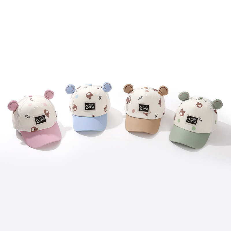婴儿帽子秋冬可爱超萌韩版洋气男女宝宝鸭舌帽棒球帽百搭小童春秋详情2