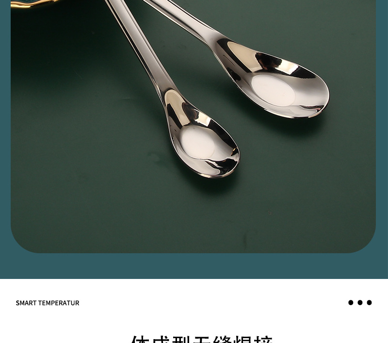 316 spoons, stainless steel spoons, 304 small soup spoons wholesale, spoons for household use, commercial use, Chinese trend style flat-bottomed spoons pic 12