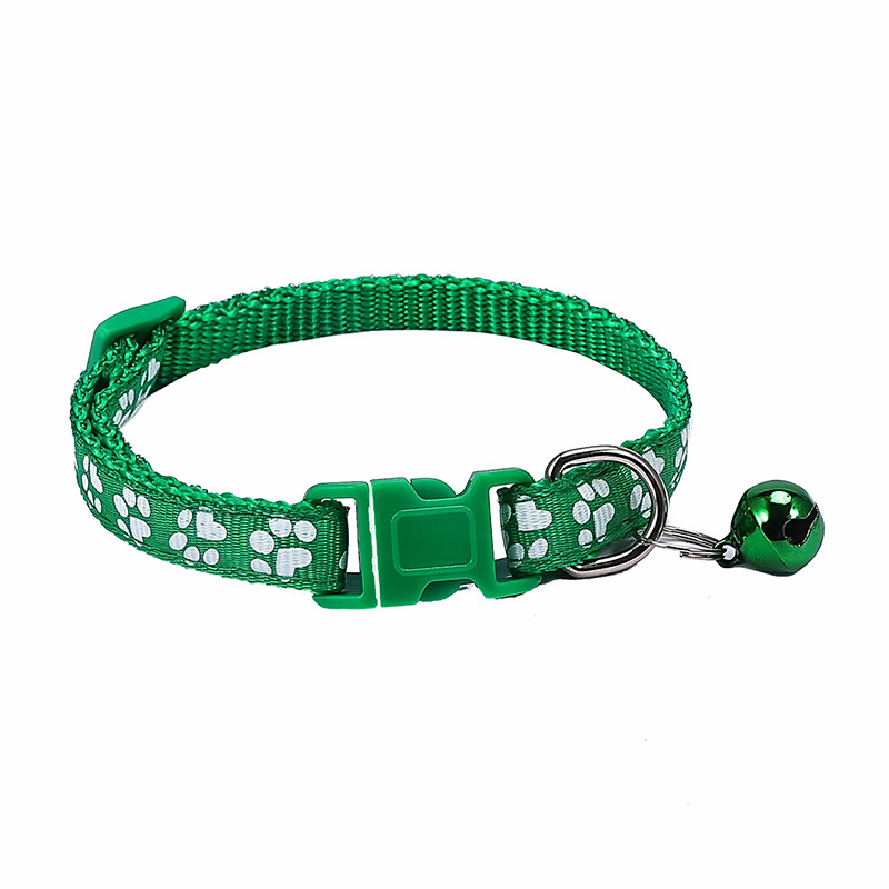 1.0 Pet footprint patch collar, dog neck collar, cat bell collar factory store, large stock available pic 9