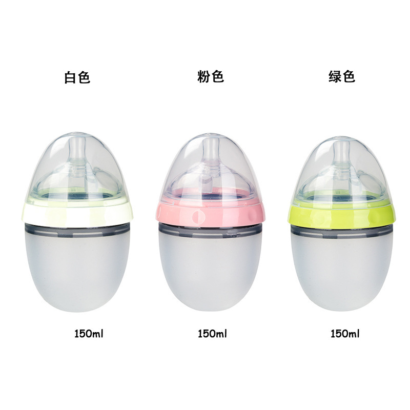 Baby and toddler wide-mouth imitation breast milk silicone baby bottle, baby feeding soft baby bottle one-piece consignment 150/250ml Beiqin Beiqin baby bottle, baby and maternal products pic 12