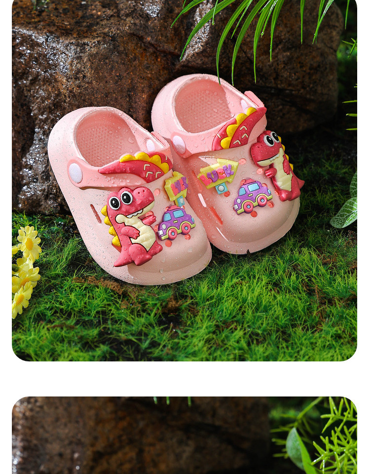 儿童凉拖鞋夏季卡通小男孩软底防滑男童包头中小童包头宝宝洞洞鞋详情14