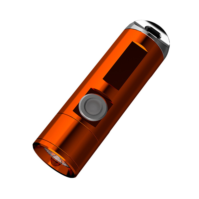 派力德跨境迷你小手电筒铝合金多功能白激光伸缩变焦三档钥匙扣灯详情5