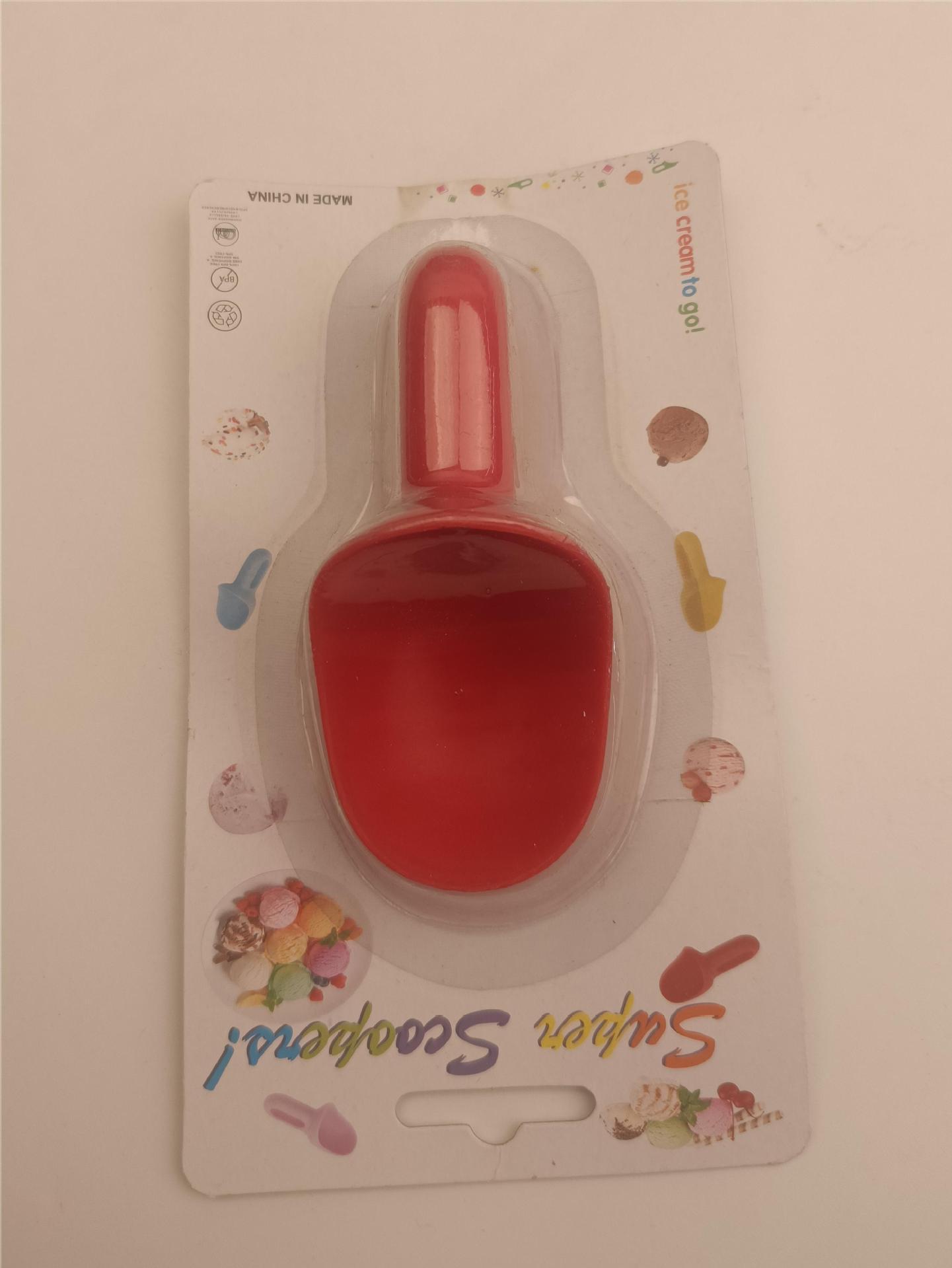 跨境专供迷你可爱冰淇淋勺子挖球器PP食品级创意日式冰激凌餐具扭曲款详情10