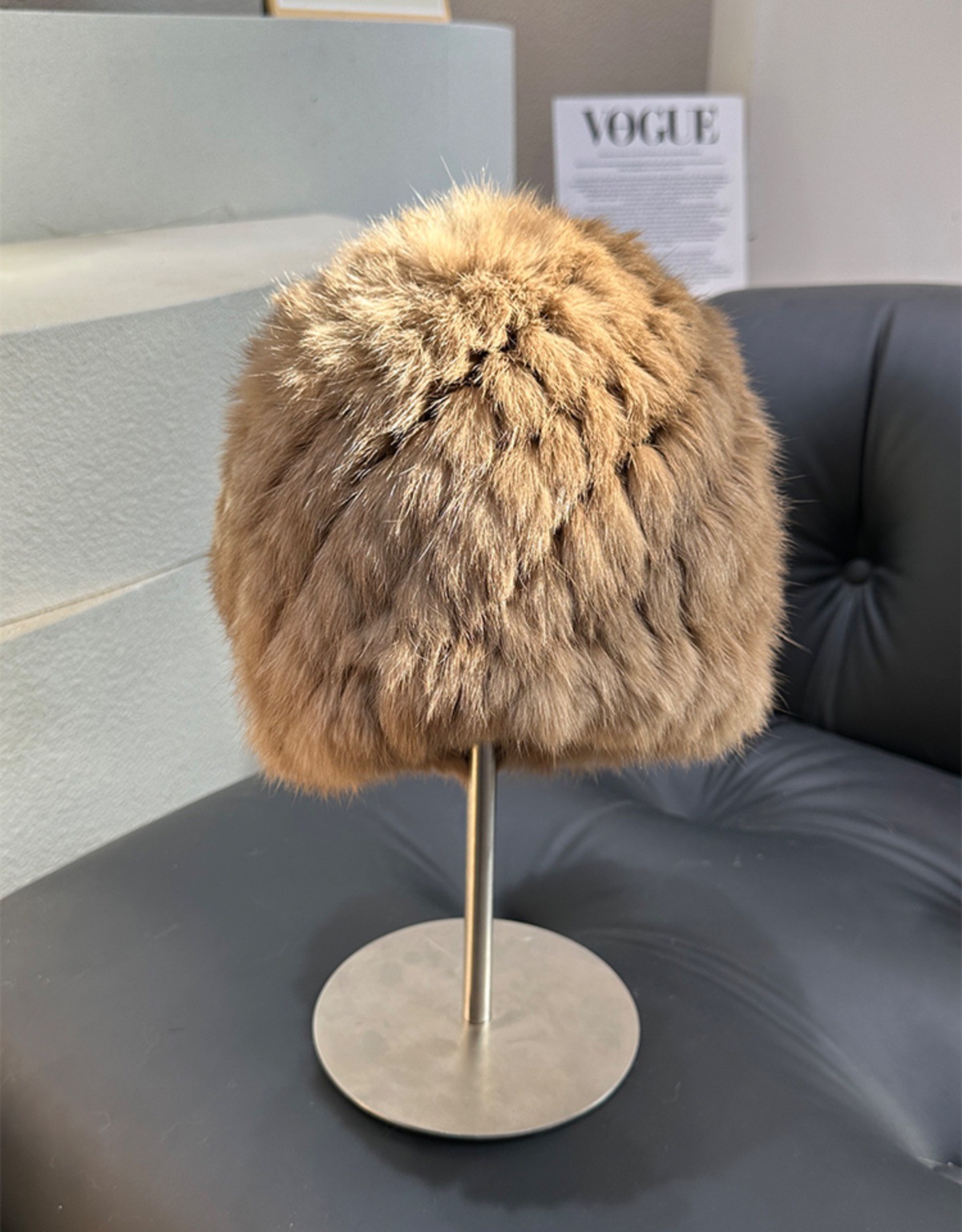 品牌【森多娜】2025新款韩系兔毛绒帽子女秋冬款加厚保暖防寒批发成人帽显脸小皮草护耳渔夫帽高级百搭款详情55