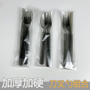 一次性勺子塑料加厚烧仙草甜品勺长柄外卖打包匙调羹商用单独包装详情7