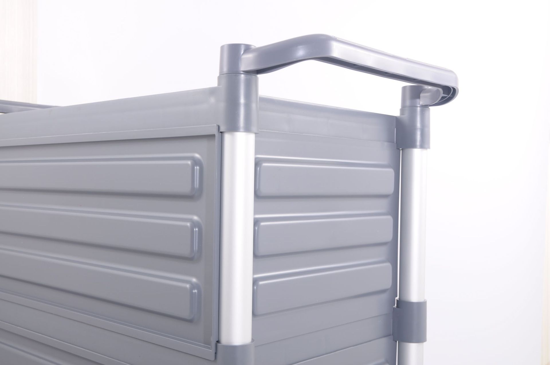 Three-layer plastic food collection cart, hotel food delivery cart, restaurant commercial trolley, restaurant mobile serving cart, beverage cart pic 2