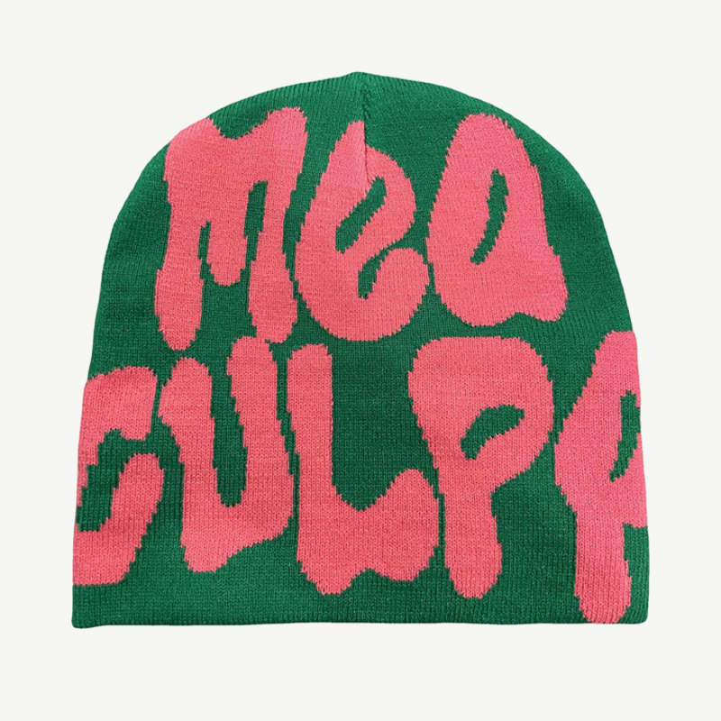 Amazon cross-border bestsellers: knitted hats for men and women, jacquard hats, popular hats from Europe and America, hip-hop hats, letter hats, AliExpress from Europe and America pic 12