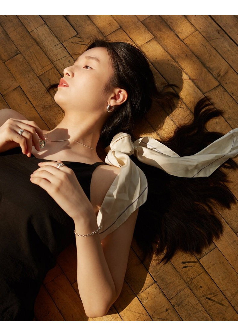 925纯银耳环女百搭度假风耳圈轻奢ins小众耳饰高级感饰品夏季批发详情7