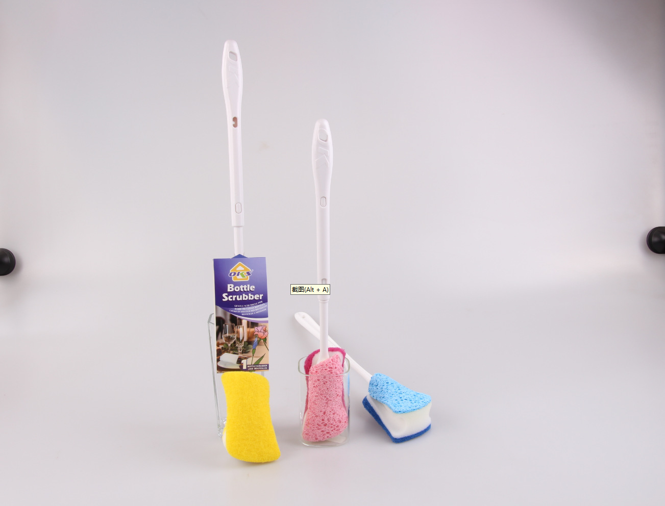 厂家批发木桨绵锅刷杯刷双面洗碗海绵擦清洁海绵块浴缸刷钢丝球O详情9