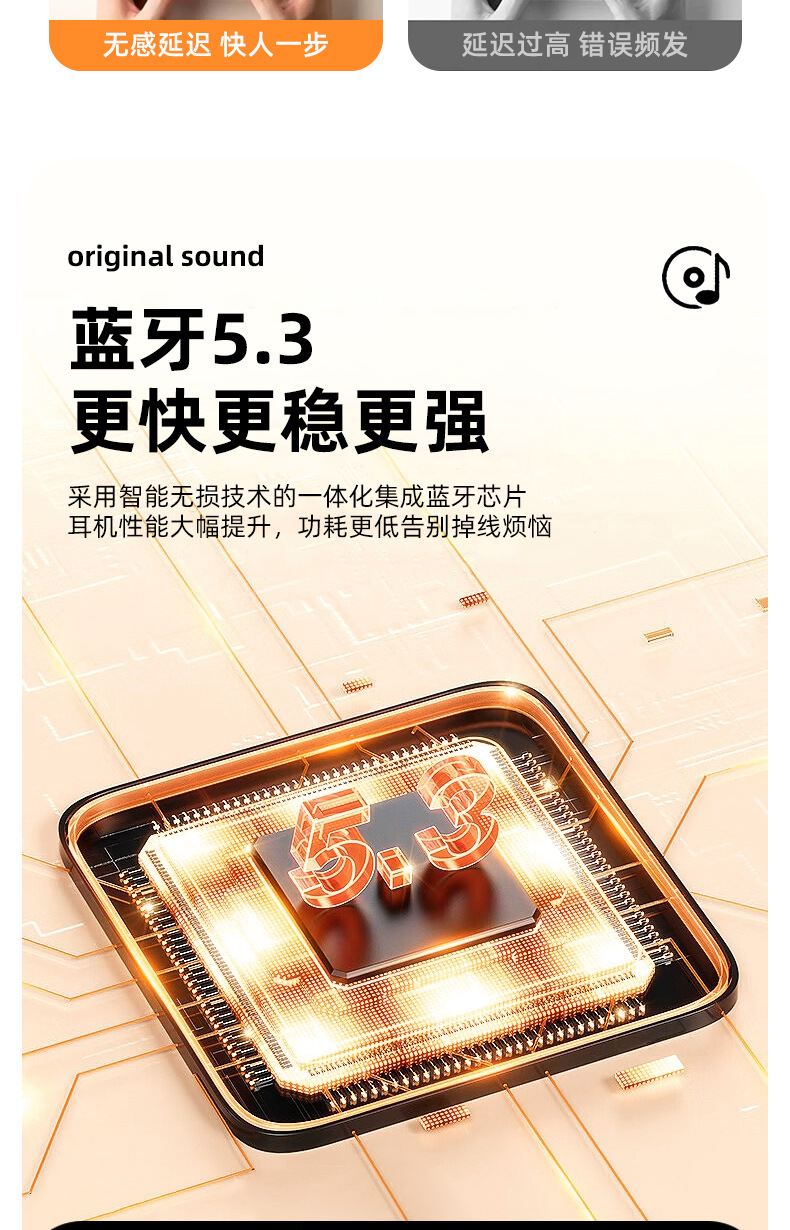 Selected cross-border best-selling over-ear wireless Bluetooth headphones with ultra-long battery life, Apple compatible, factory direct sales pic 7