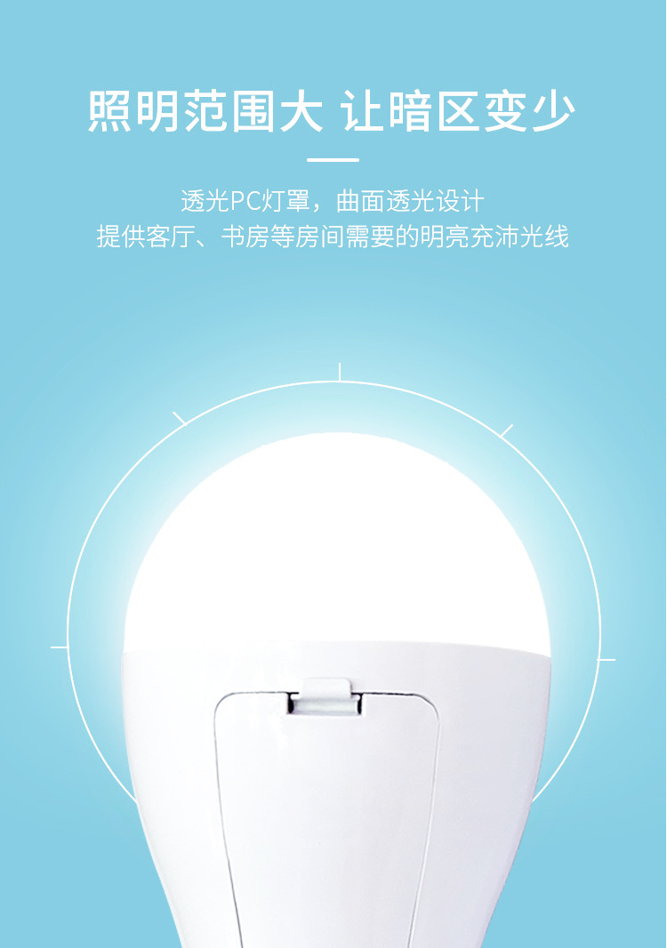 Jiuliang DP intelligent constant current emergency bulb, ambient light, fire light, 12V waterproof and dustproof pic 19