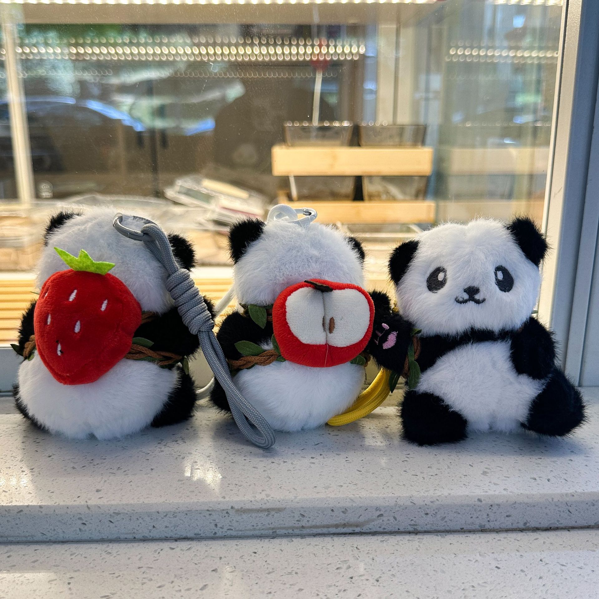 Cute giant panda plush toys, national treasure panda dolls, pendants, small ornaments, stuffed dolls, and tourist souvenirs pic 17
