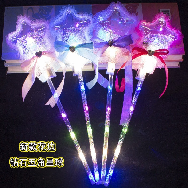 New Douyin LED light-up Internet celebrity bouncy balls, handheld fairy wands, street stall toys, bestsellers, wholesale from the manufacturer pic 2