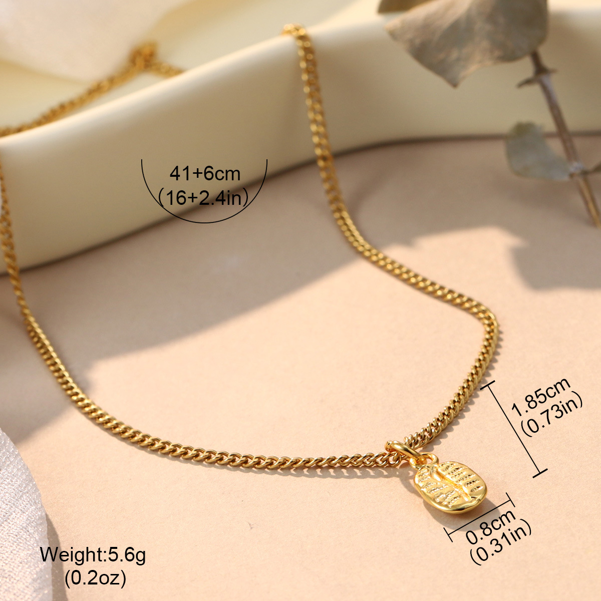 ins niche pleated heart-shaped necklace, simple and irregular pendant, fashionable sweater chain design with hands clasped together, wholesale pic 27