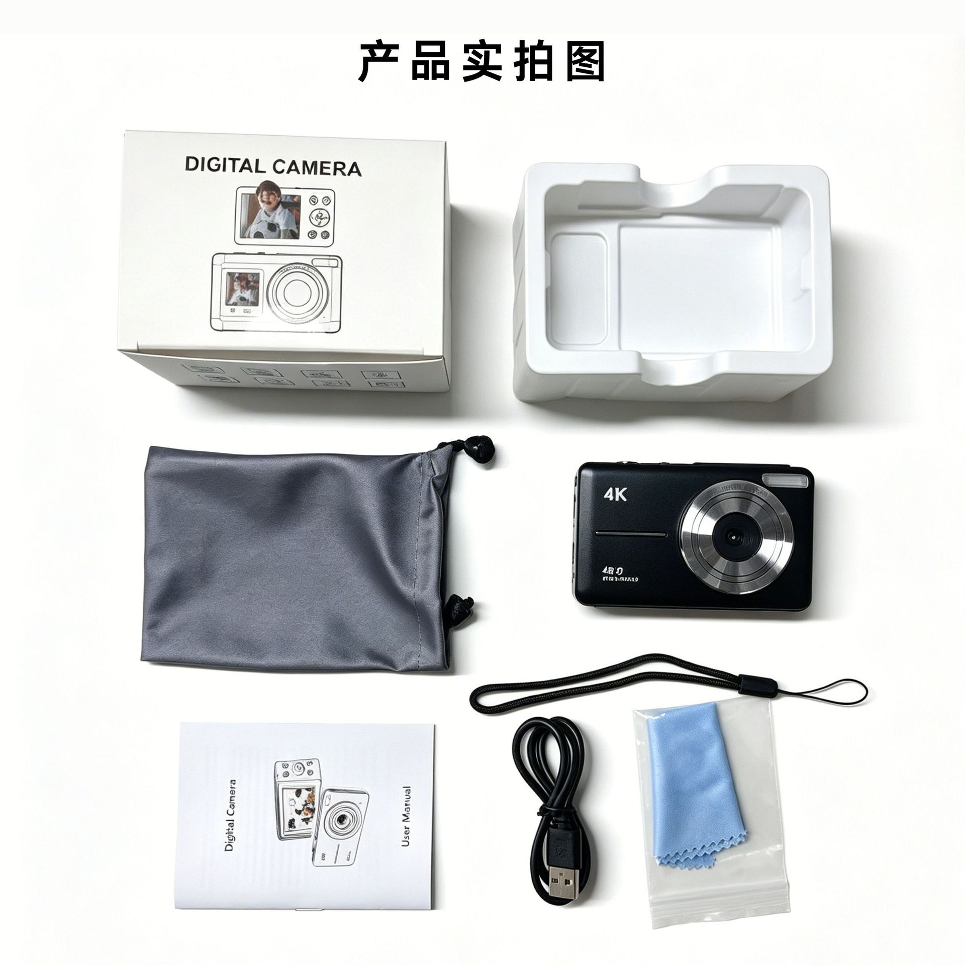 Transparent shell CCD digital camera, thumb camera, AR function, retro camera pic 10