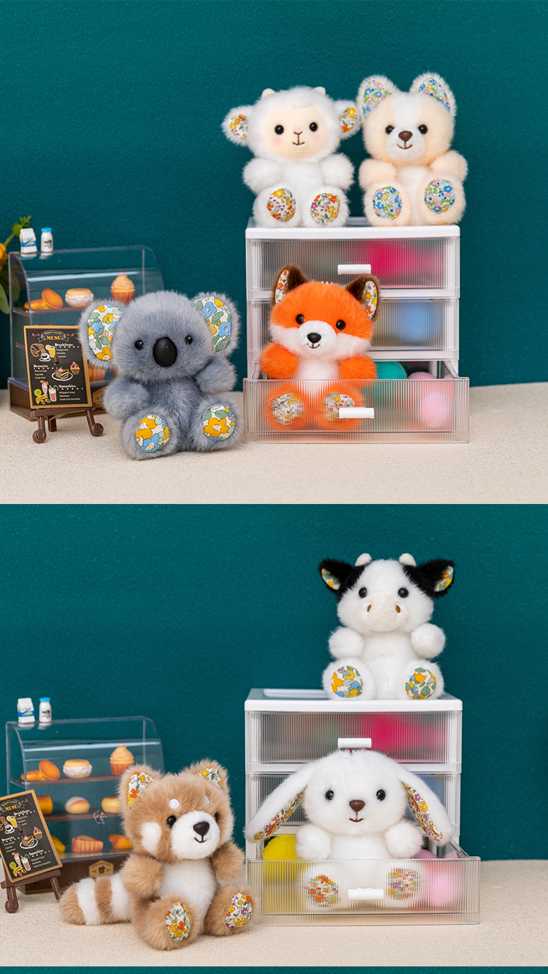Plush toy pendants, Little Bean series mini dolls, soothing and stress-relieving figurines, trendy wholesale bags and pendants pic 8