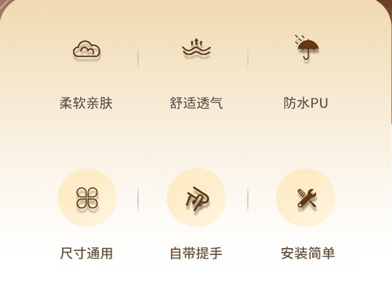 U型马桶垫家用卫生间防水坐便垫粘贴式四季通用加厚提手座圈马桶详情2