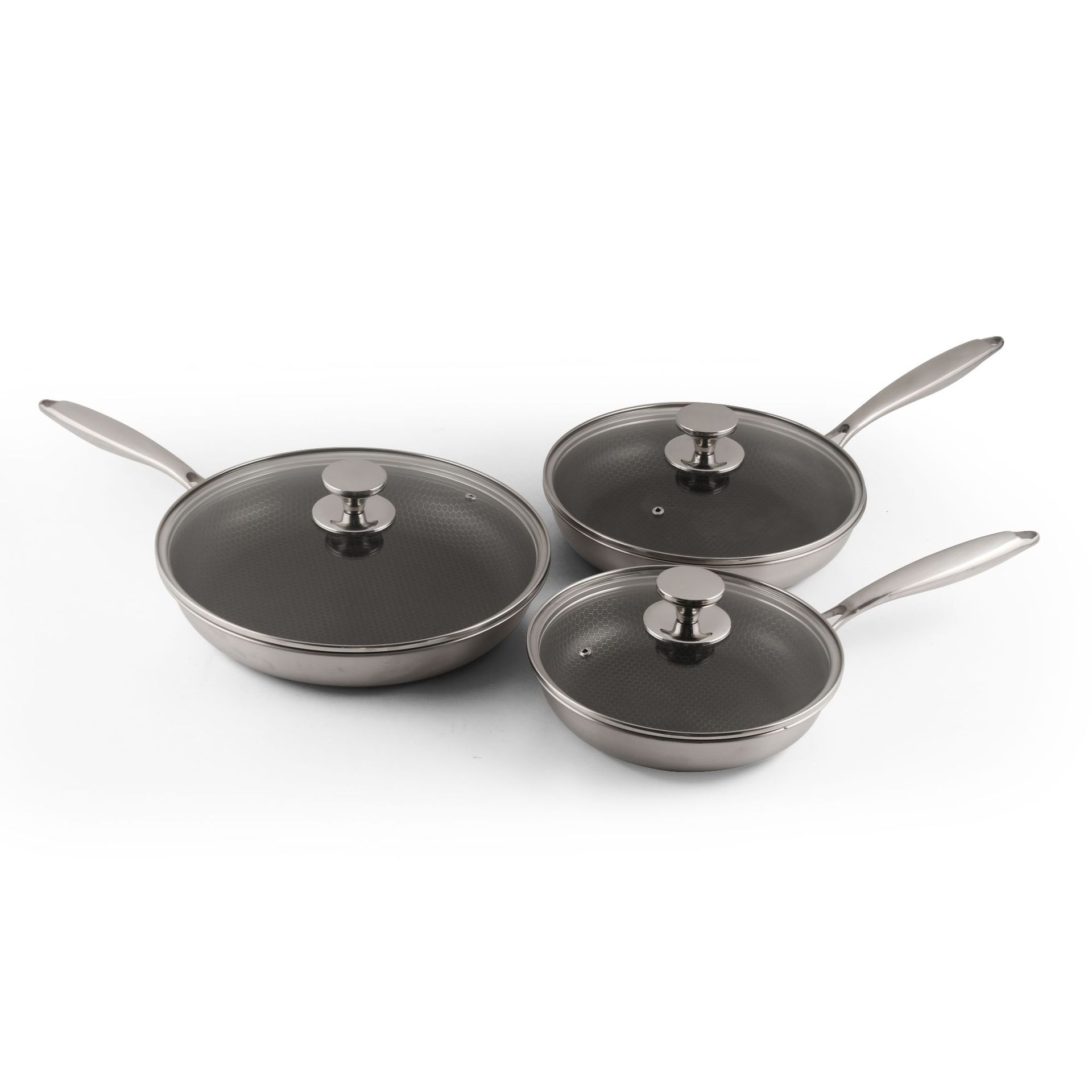 跨境304不锈钢煎锅蜂窝不粘平底锅炒锅套装牛排锅电磁炉燃气通用详情17