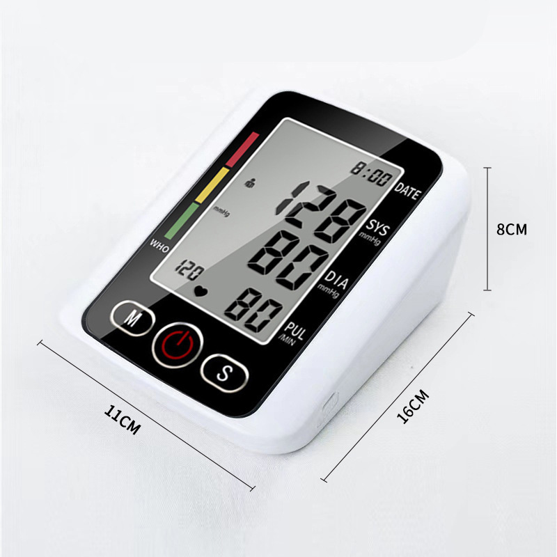 Cross-border exclusive electronic blood pressure monitor, home high-precision upper arm blood pressure monitor, fully automatic blood pressure measurement instrument pic 7